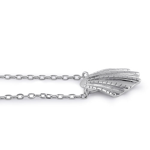 Sterling Silver Clam Shell Necklace