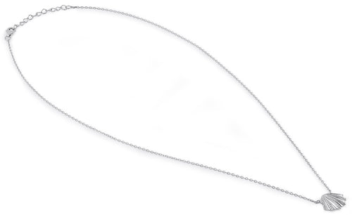 Sterling Silver Clam Shell Necklace