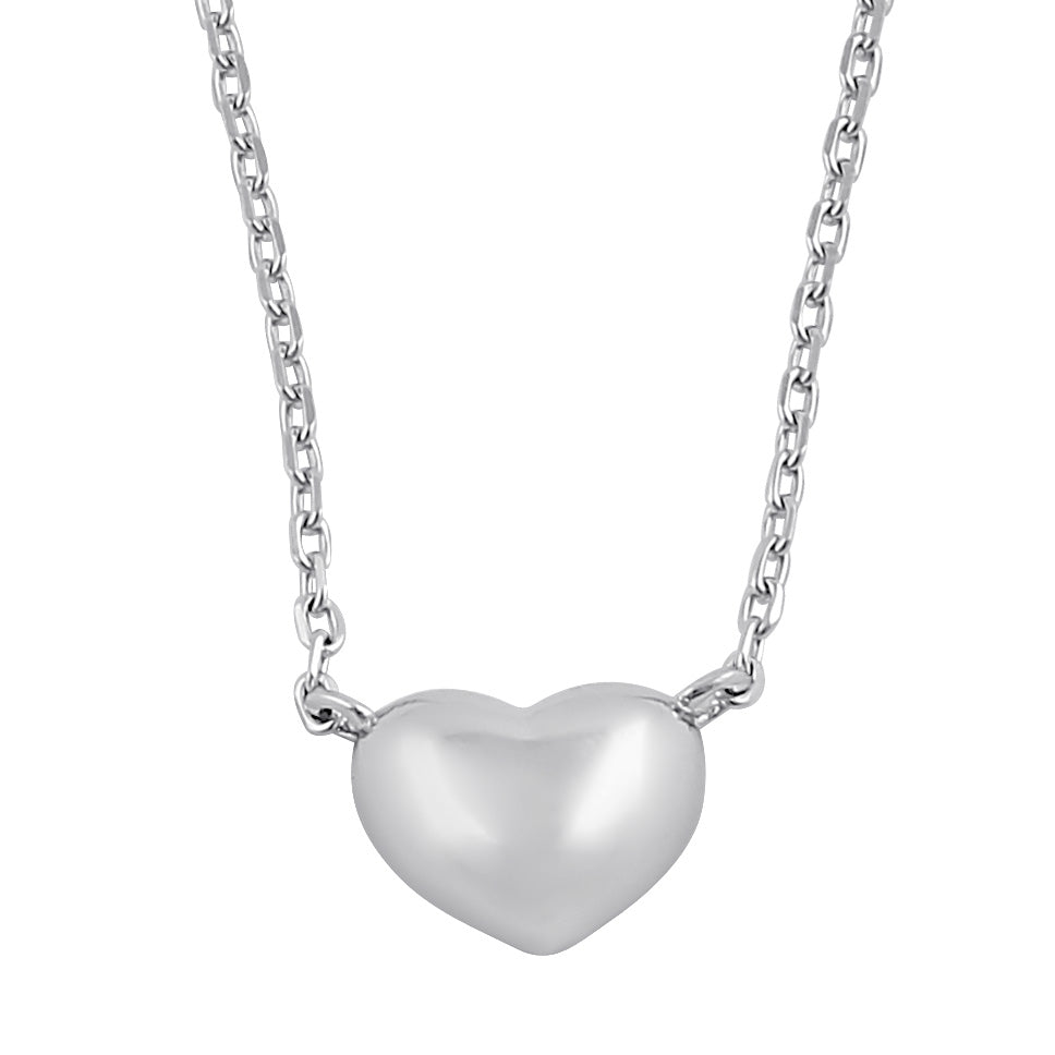 ■ENGBROX■ silver925 glassy heart ball necklace EBNL25030 Sterling Silver Bubble Heart Necklace