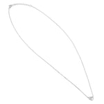 Sterling Silver Bubble Heart Necklace