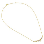 Solid 14K Gold Elegant Royal Marquise with Clear CZ Necklace