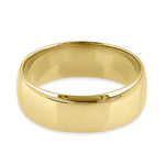 Solid 14K Gold 6mm Comfort Fit Wedding Band