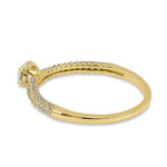 Solid 14K Yellow Gold 4.0mm Solitaire CZ Ring