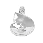 Sterling Silver Mother of Pearl Shell Pendant