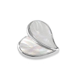 Sterling Silver Heart Mother of Pearl Pendant