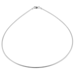 Sterling Silver Wired Round Omega Chains 1.85MM
