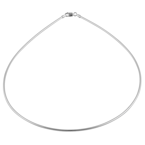 Sterling Silver Wired Round Omega Chains 1.85MM