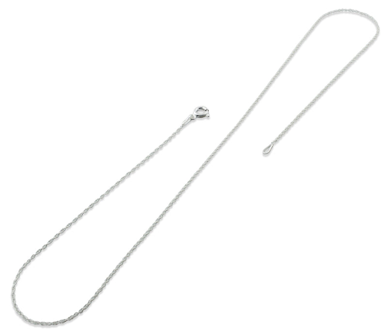 Sterling Silver Rope Chain 1.05 MM