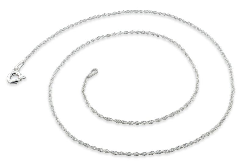 Sterling Silver Rope Chain 1.05 MM