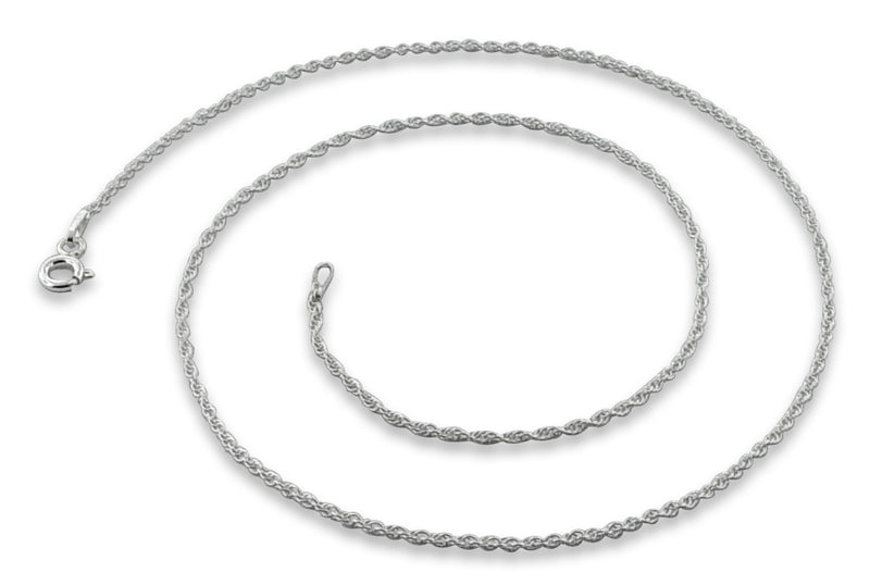 Sterling Silver Rope Chain 1.3 MM