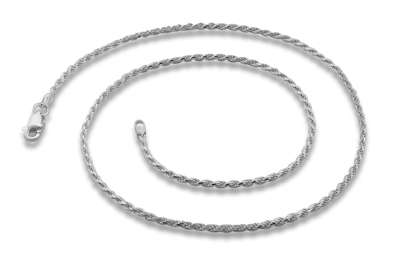 Sterling Silver Rope Chain 1.8MM