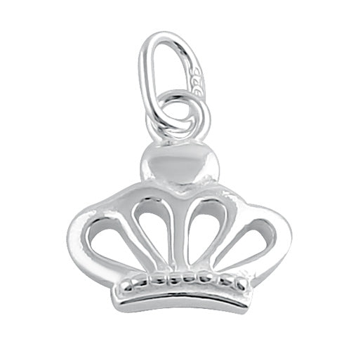 Sterling Silver Crown Pendant