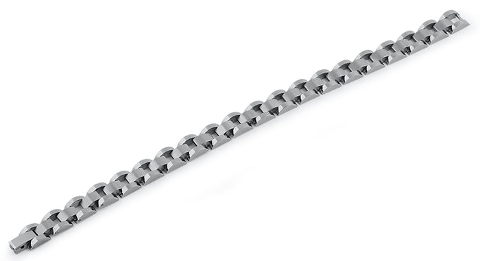 Stainless Steel Rounded Link Bracelet Stainless Steel Rounded Link Bracelet