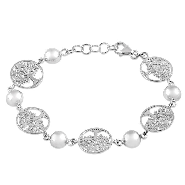 Sterling Silver Tree of Life Bracelet