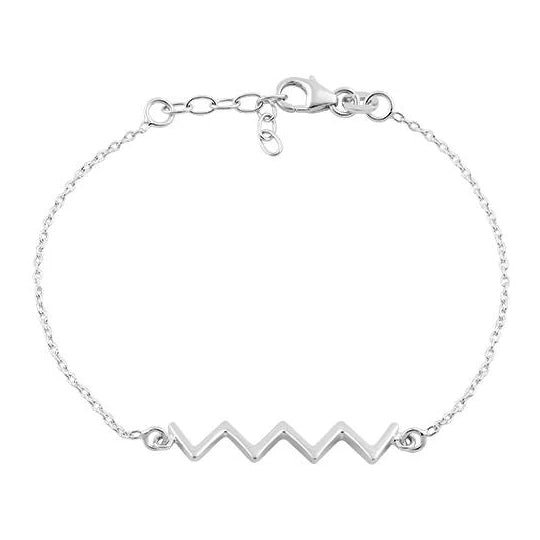 Sterling Silver ZigZag Bracelet