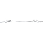 Sterling Silver Rockin' Infinity Bracelet
