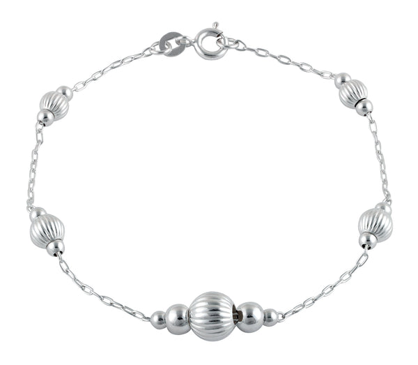Sterling Silver Balls Bracelet