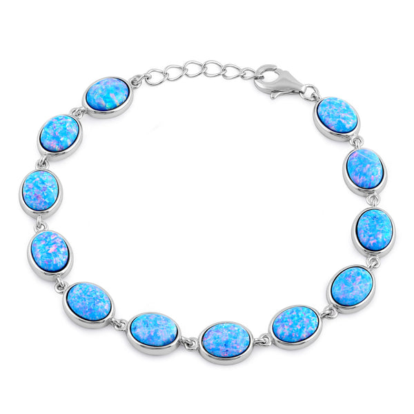 Lab Opal Bracelets | Silver Bracelets 70% Below Retail