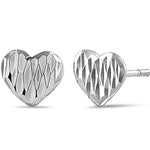 Sterling Silver Hearts