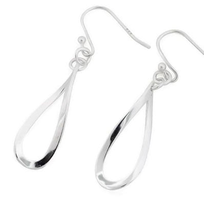 Sterling Silver Freeform Dangle Earrings