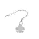 Sterling Silver Fleur De Lies Dangle Earrings