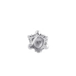 Sterling Silver Snowflake Marcasite Stud Earrings