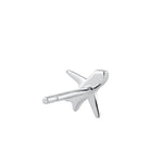 Sterling SIlver Airplane Stud Earrings
