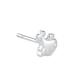 Sterling SIlver Happy Fish Stud Earrings