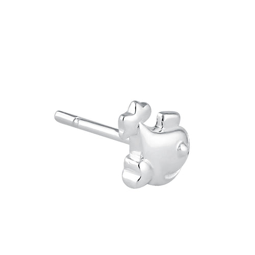 Sterling SIlver Happy Fish Stud Earrings