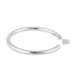 Sterling Silver 2.5mm x 45.0mm Hoop Earrings