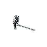 Sterling Silver Frog Stud Earrings