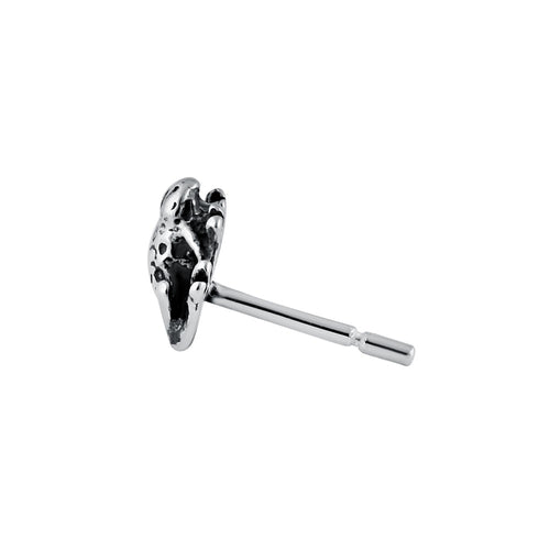 Sterling Silver Frog Stud Earrings