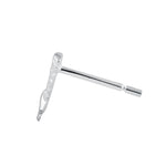 Sterling Silver Boot Stud Earrings
