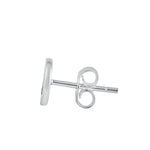 Sterling Silver Paw Stud Earrings
