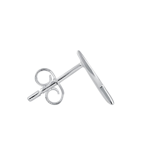 Sterling Silver Rocket Earrings
