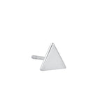 Sterling Silver Triangle Earrings