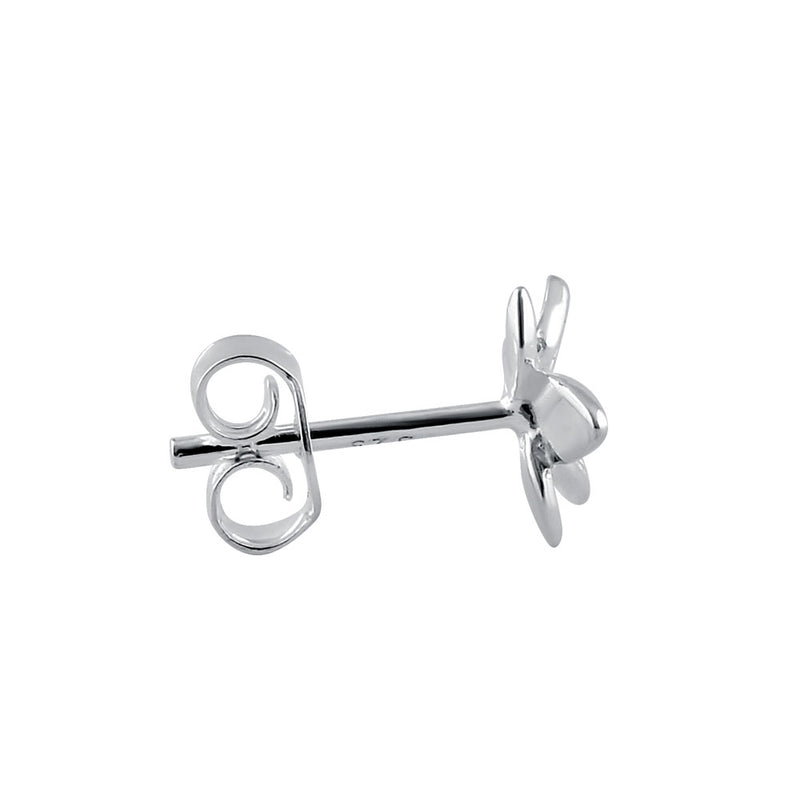 Sterling Silver Daffodil Earrings