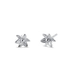 Sterling Silver Daffodil Earrings