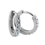 Sterling Silver Clear CZ Earrings
