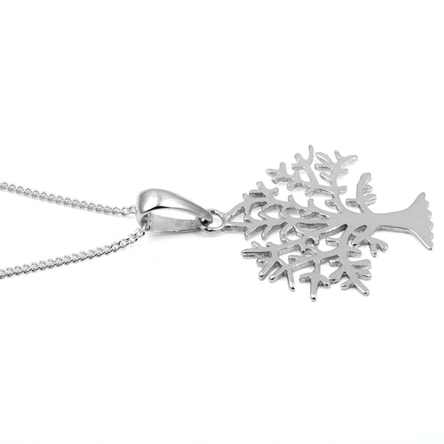 Sterling Silver Tree Necklace