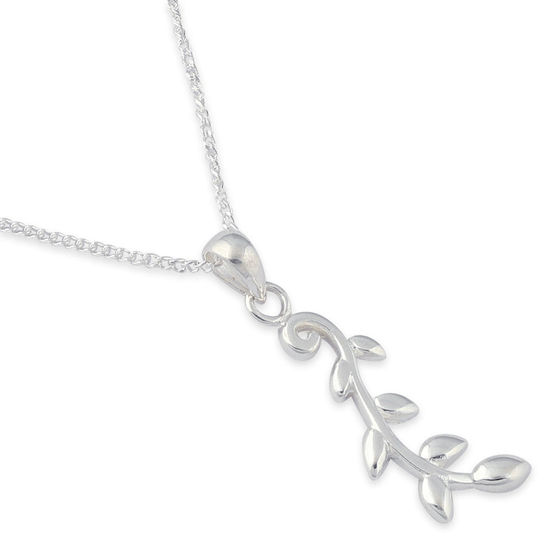 Sterling Silver Vine Necklace