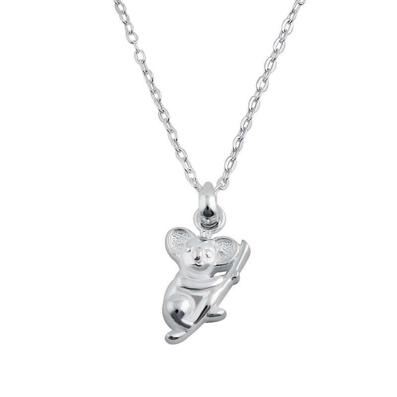 Sterling Silver Koala Necklace