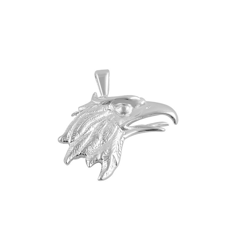 Sterling Silver Eagle Head Pendant