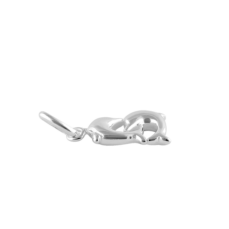 Sterling Silver Dolphins Pendant