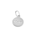Sterling Silver Round Hope Pendant