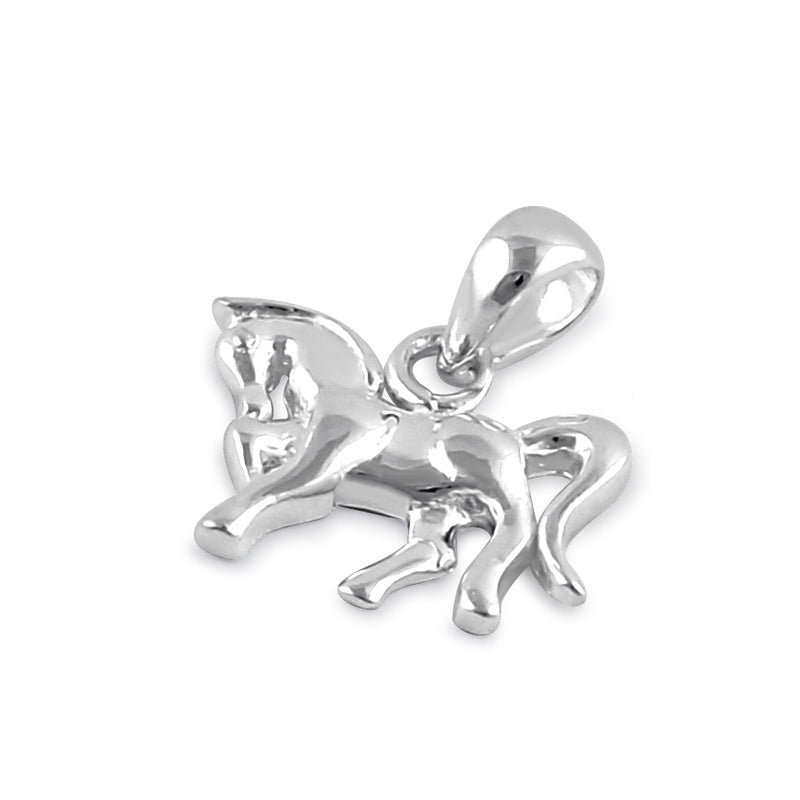 Sterling Silver Horse Pendant