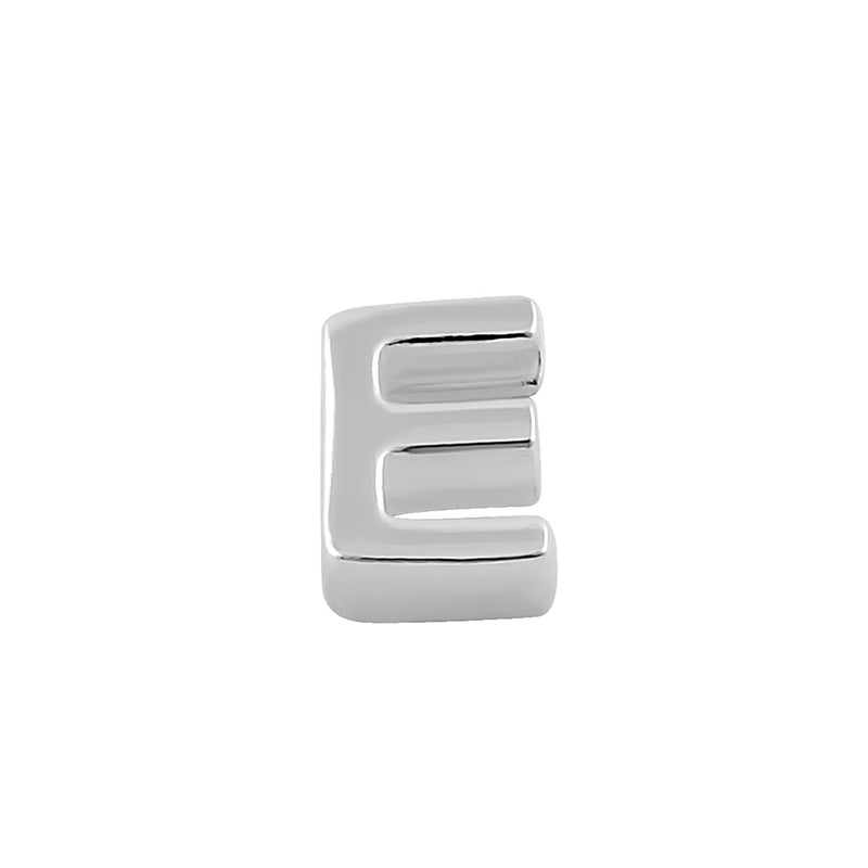 Sterling Silver Capital "E" Pendant