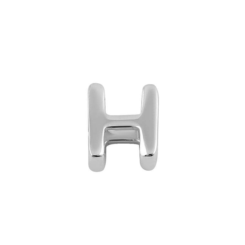 Sterling Silver Capital "H" Pendant