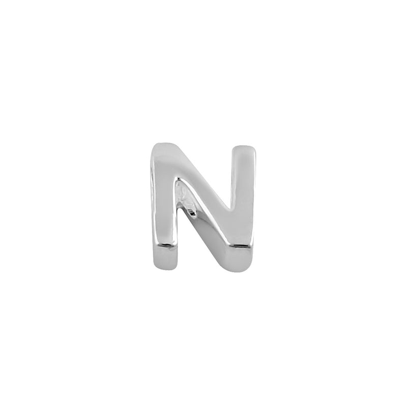 Sterling Silver Capital "N" Pendant