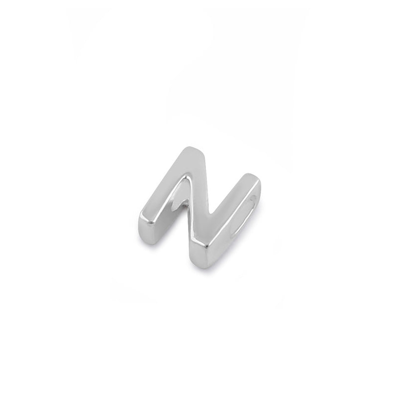 Sterling Silver Capital "N" Pendant